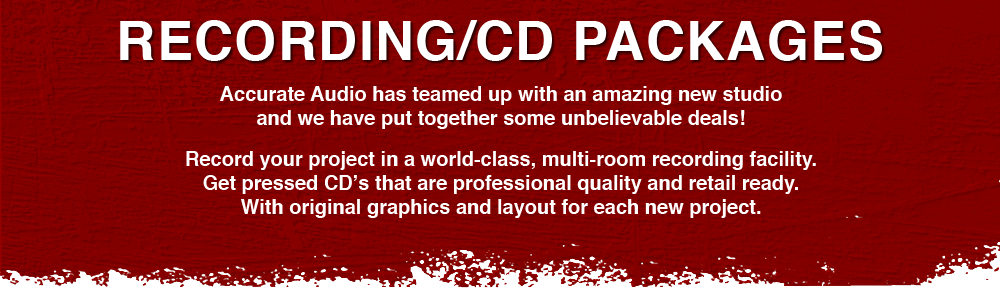 Recording / CD Packages